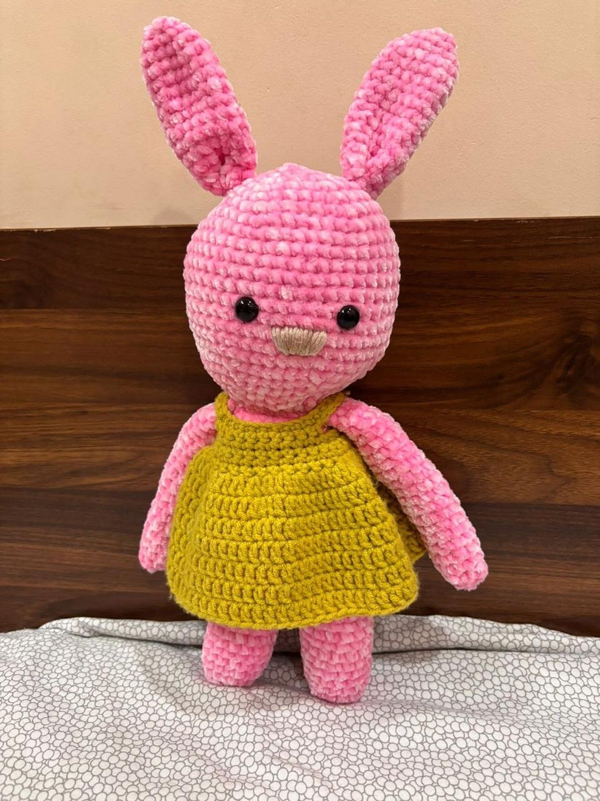 Handmade crochet amigurumi piece by Loomé by Shilpa, Al Ain UAE.