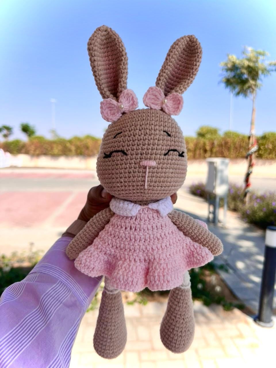 Handmade crochet amigurumi piece by Loomé by Shilpa, Al Ain UAE.