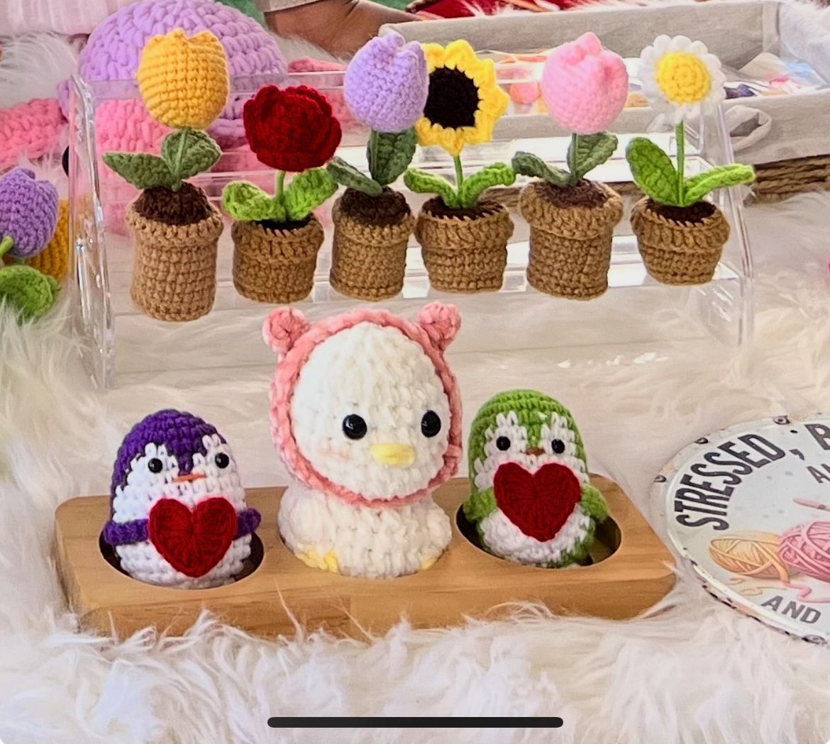 Handmade crochet amigurumi piece by Loomé by Shilpa, Al Ain UAE.