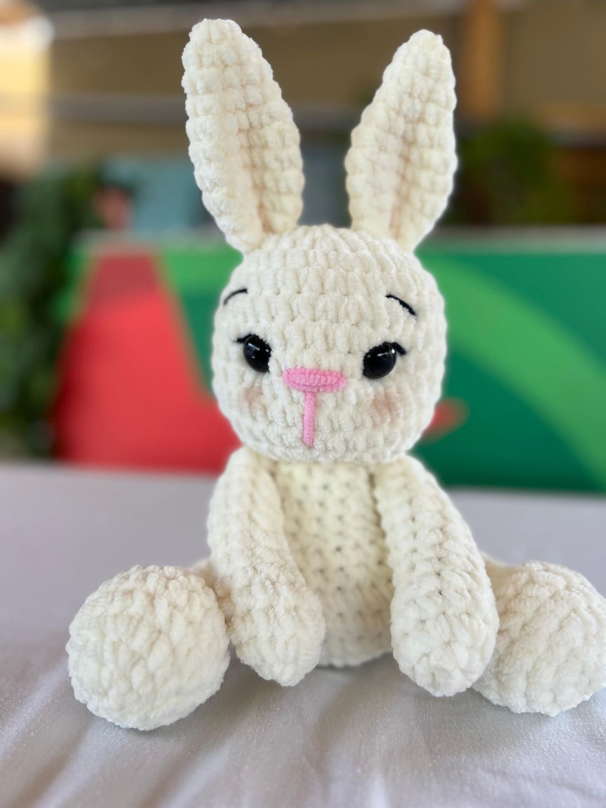 Handmade crochet amigurumi piece by Loomé by Shilpa, Al Ain UAE.